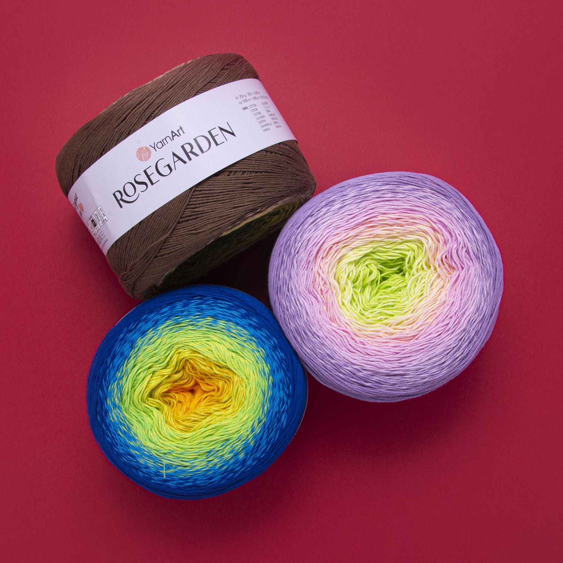 YARNART ROSEGARDEN - EBRULİ EL ÖRGÜ İPİ