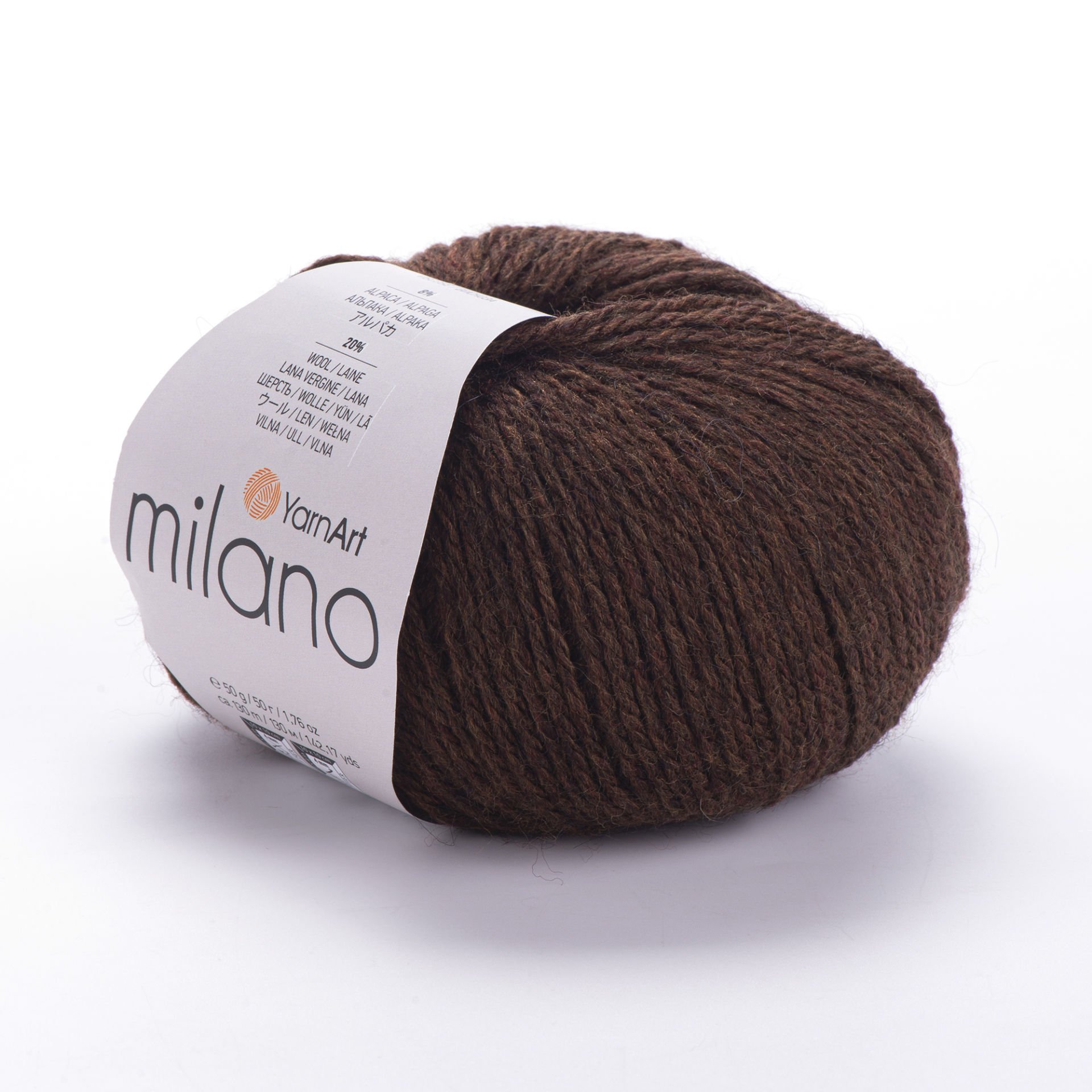YARNART MILANO - EL ÖRGÜ İPİ KAHVERENGİ - 871