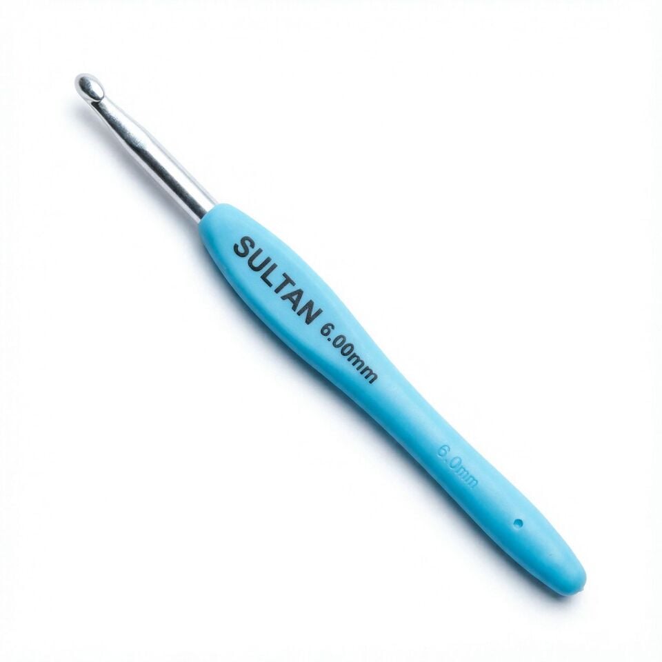 RENKLİ SİLİKON SAPLI TIĞ MAVİ - 6 MM