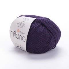 YARNART MILANO - EL ÖRGÜ İPİ PATLICAN MORU - 872