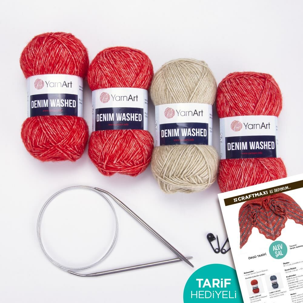 ALEV ŞAL KİTİ 6 - KIRMIZI