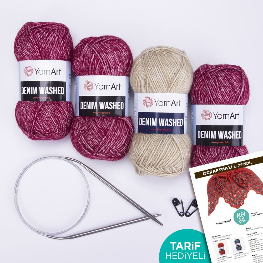 ALEV ŞAL KİTİ 7 - BORDO