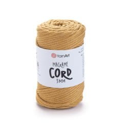 YARNART MACRAME CORD 3 MM - MAKROME EL ÖRGÜ İPİ HARDAL - 796