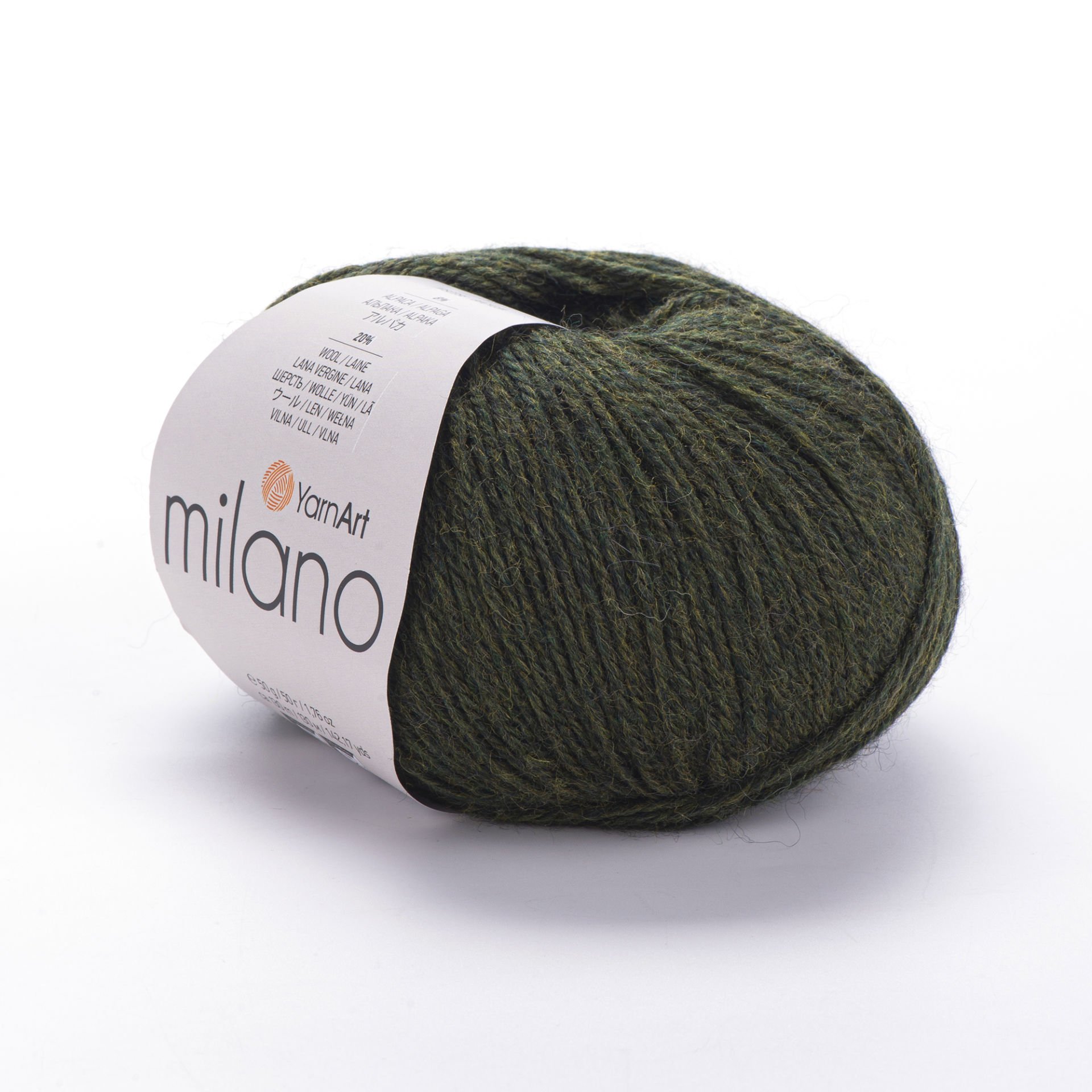 YARNART MILANO - EL ÖRGÜ İPİ KOYU YEŞİL - 874