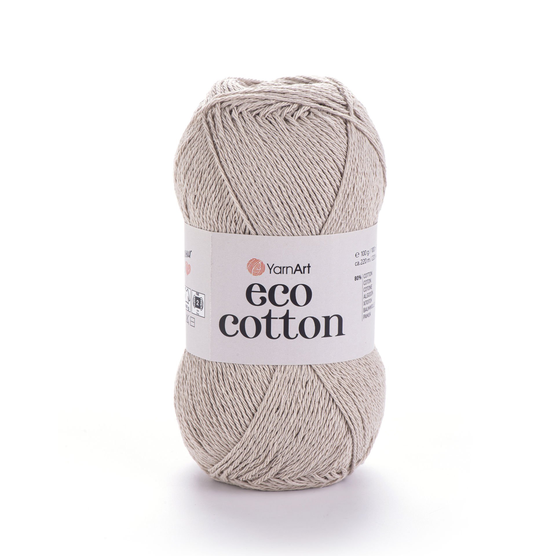 YARNART ECO COTTON - EL ÖRGÜ İPİ KUM BEJİ - 768