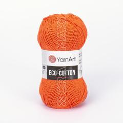 YARNART ECO COTTON - EL ÖRGÜ İPİ FOSFORLU TURUNCU - 800