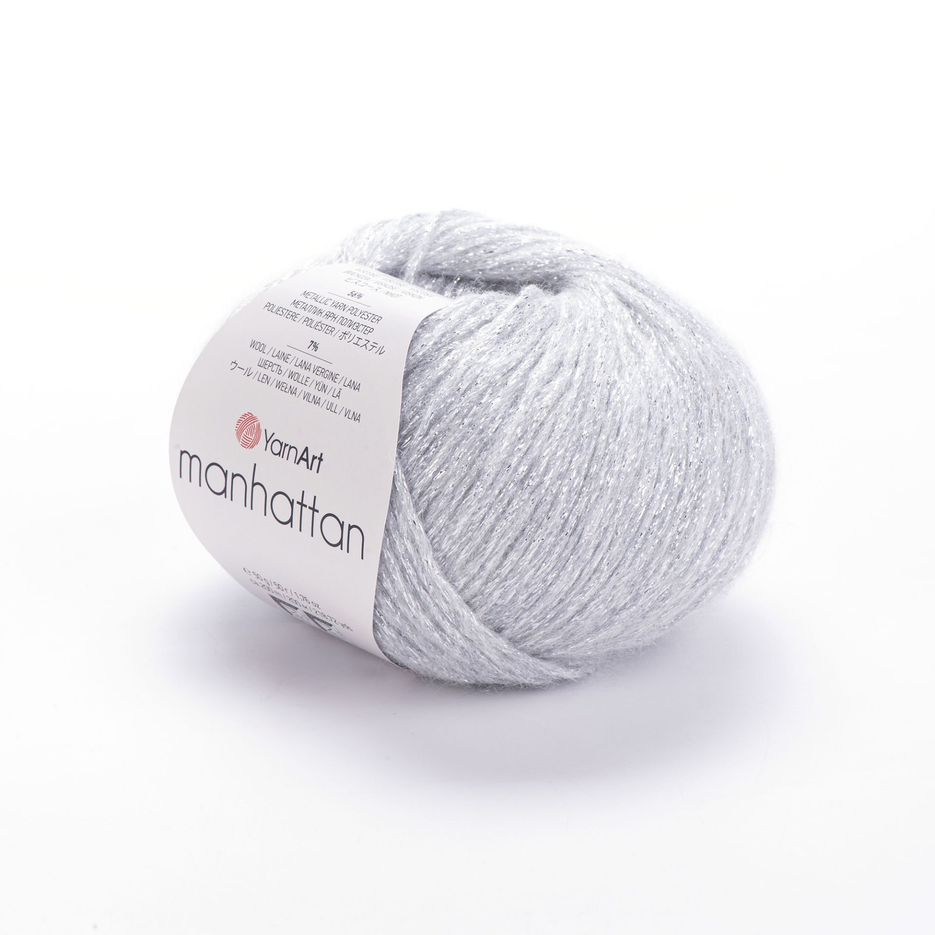 YARNART MANHATTAN - SİMLİ EL ÖRGÜ İPİ AÇIK GRİ - 901