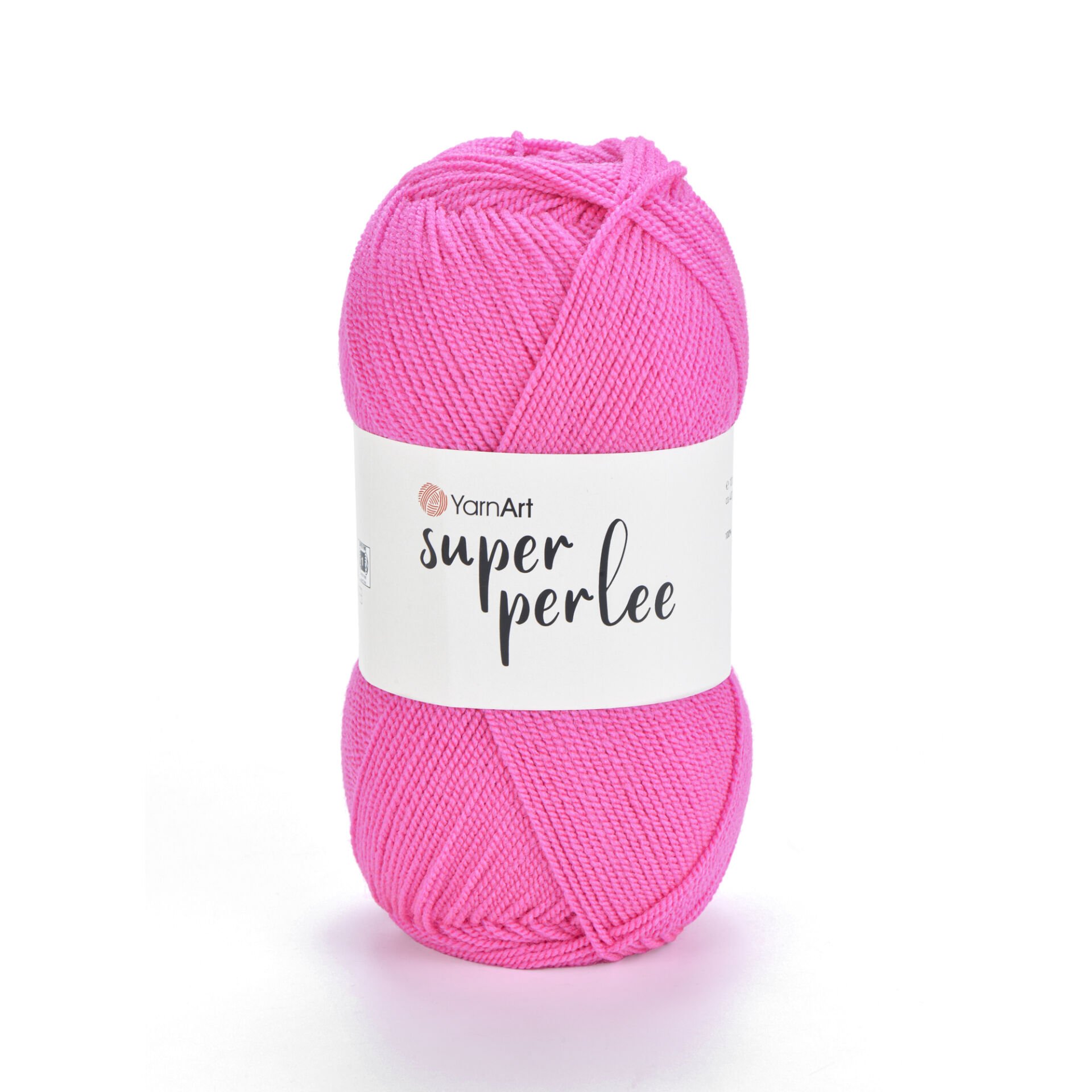 YARNART SUPER PERLEE - EL ÖRGÜ İPİ FOSFORLU PEMBE - 174