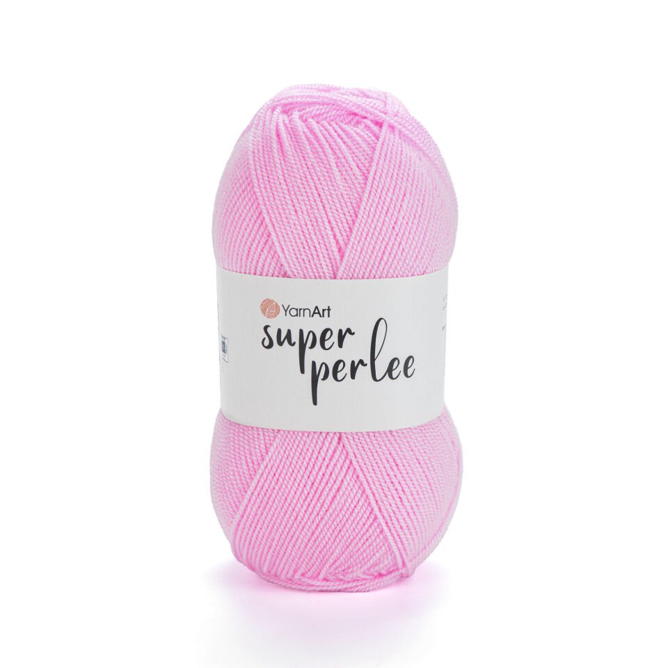 YARNART SUPER PERLEE - EL ÖRGÜ İPİ ŞEKER PEMBESİ - 20