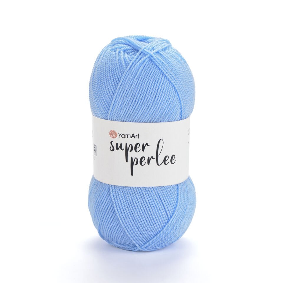 YARNART SUPER PERLEE - EL ÖRGÜ İPİ AÇIK MAVİ - 215