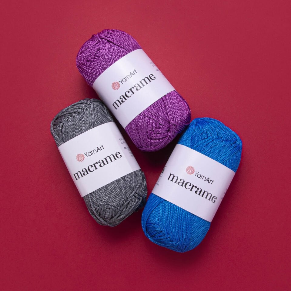 YARNART MACRAME - MAKROME EL ÖRGÜ İPİ