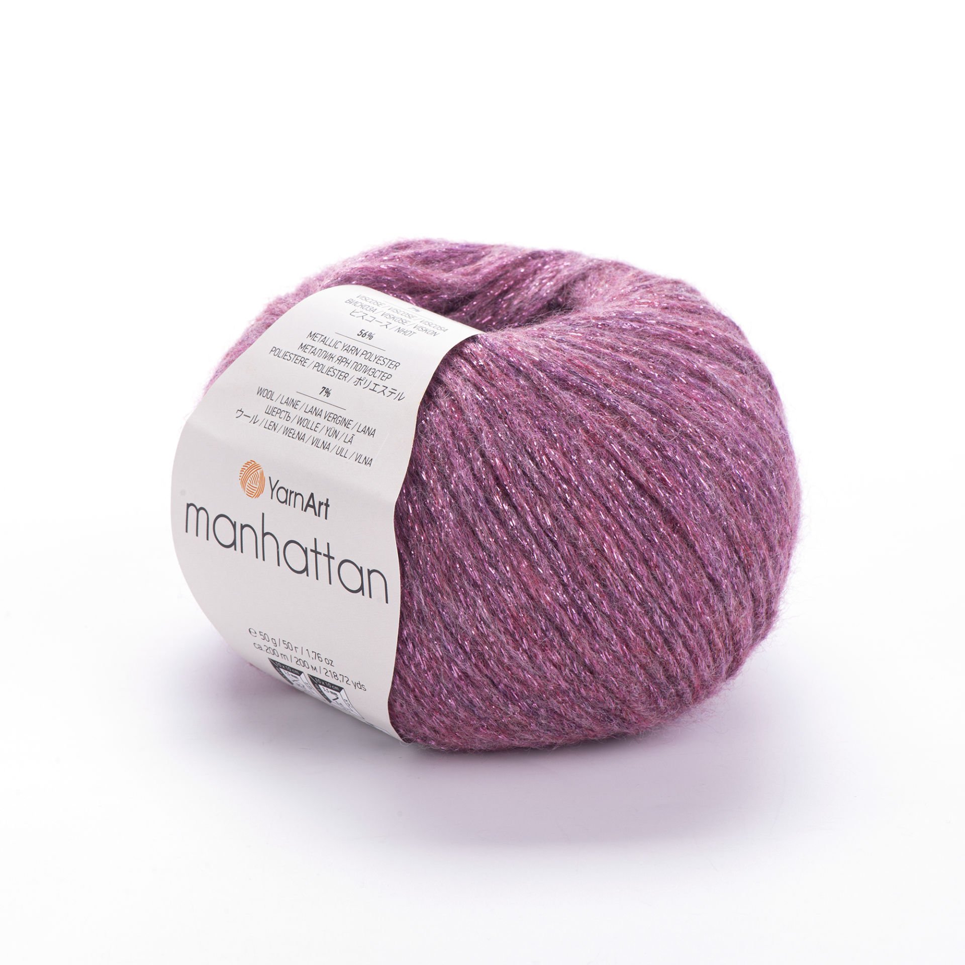 YARNART MANHATTAN - SİMLİ EL ÖRGÜ İPİ GÜL KURUSU - 905