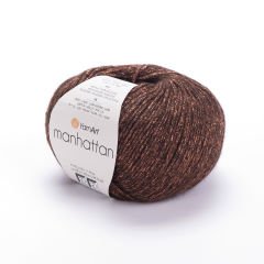 YARNART MANHATTAN - SİMLİ EL ÖRGÜ İPİ KİREMİT - 912