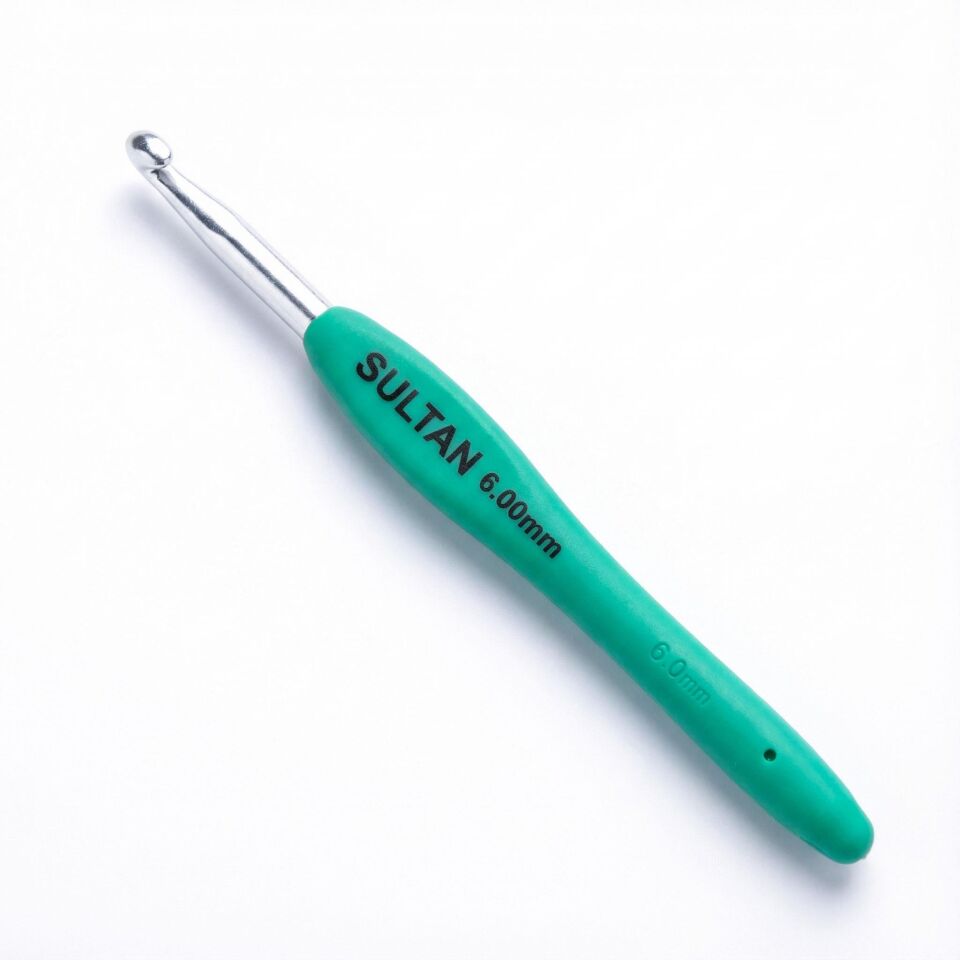 RENKLİ SİLİKON SAPLI TIĞ YEŞİL - 6 MM