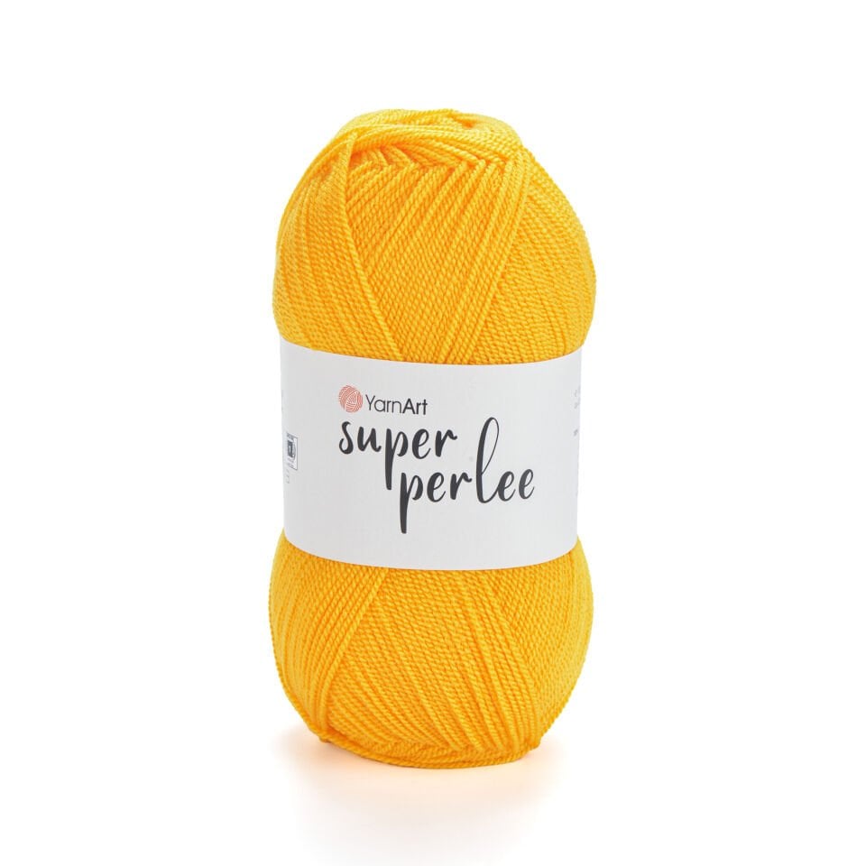 YARNART SUPER PERLEE - EL ÖRGÜ İPİ KOYU SARI - 32
