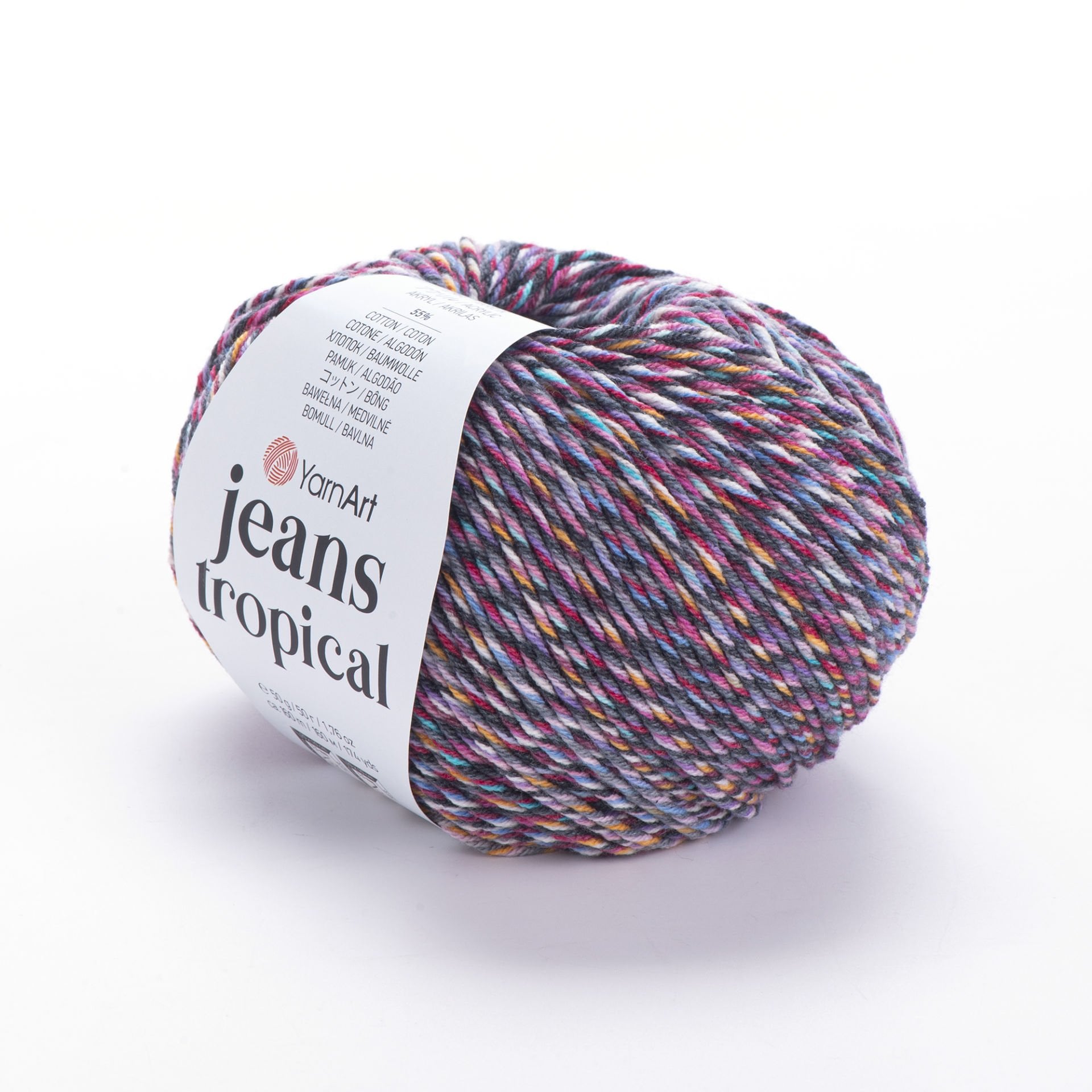 YARNART JEANS TROPICAL - EBRULİ EL ÖRGÜ İPİ EBRULİ - 620