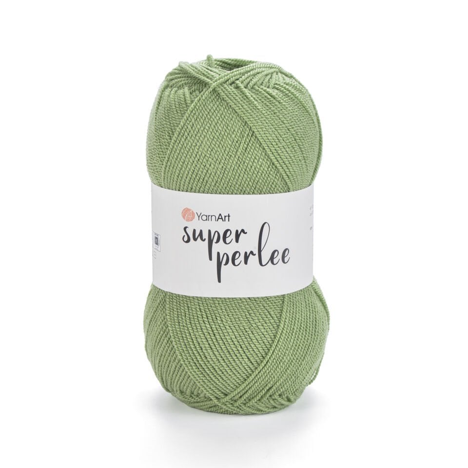 YARNART SUPER PERLEE - EL ÖRGÜ İPİ KÜF YEŞİLİ - 69
