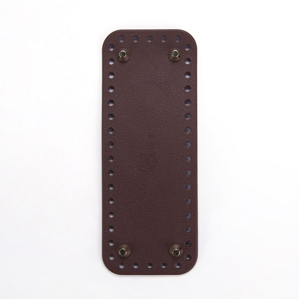 SİLİKON ÇANTA TABANI 18X7 CM KAHVERENGİ