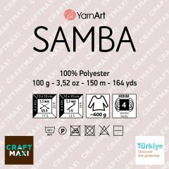 YARNART SAMBA - EL ÖRGÜ İPİ BEBE MAVİSİ - 2029