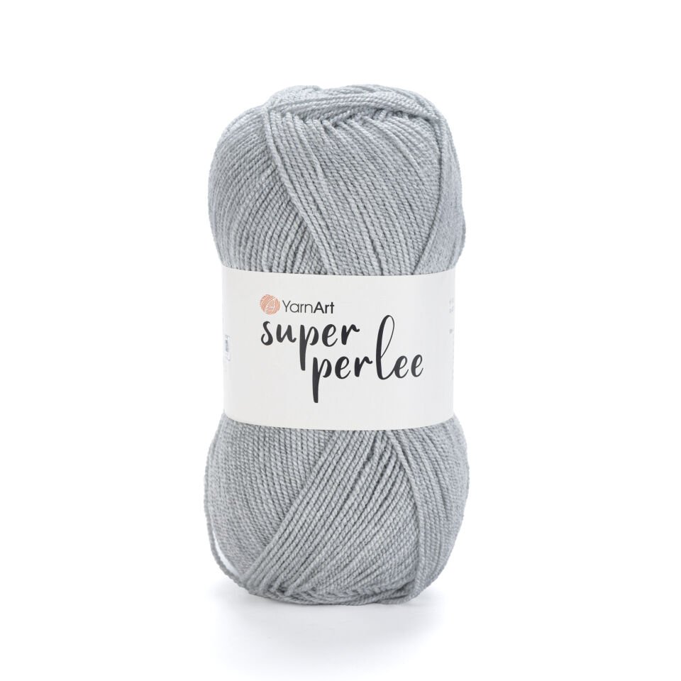 YARNART SUPER PERLEE - EL ÖRGÜ İPİ AÇIK GRİ - 804