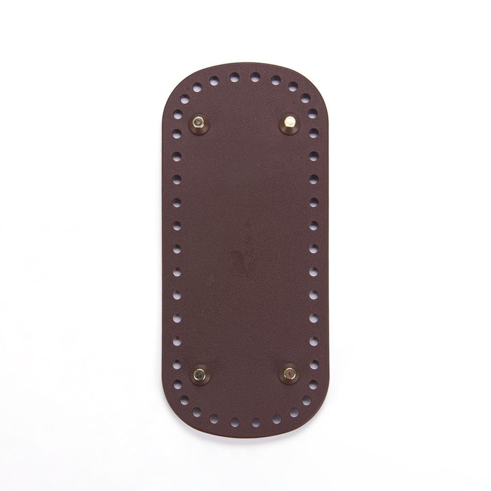 SİLİKON ÇANTA TABANI 18X8 CM KAHVE