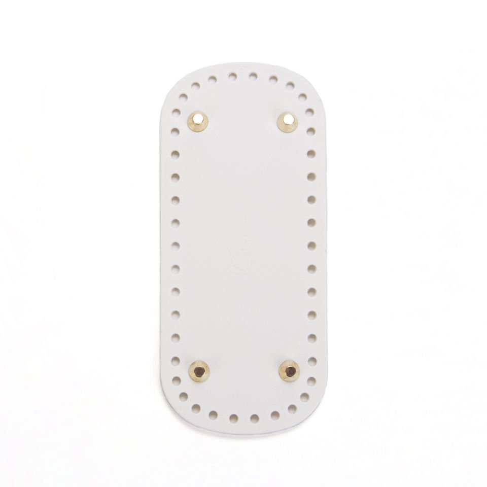 SİLİKON ÇANTA TABANI 18X8 CM KREM