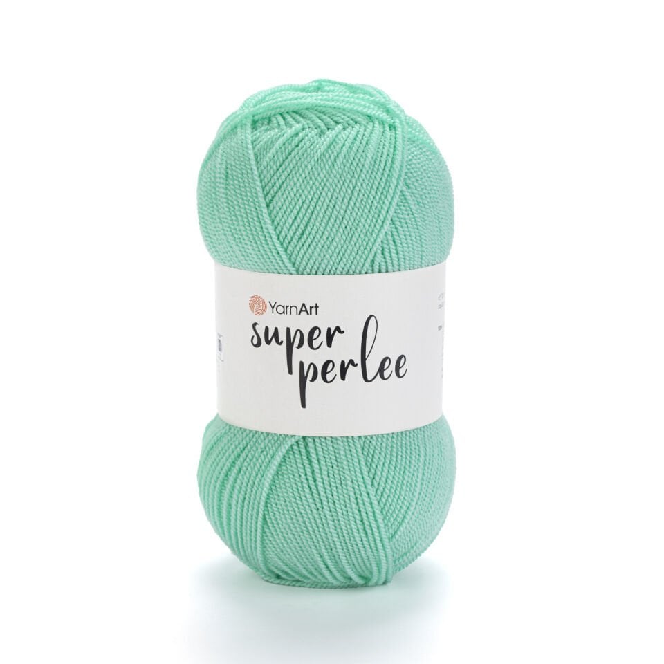 YARNART SUPER PERLEE - EL ÖRGÜ İPİ SU YEŞİLİ - 841