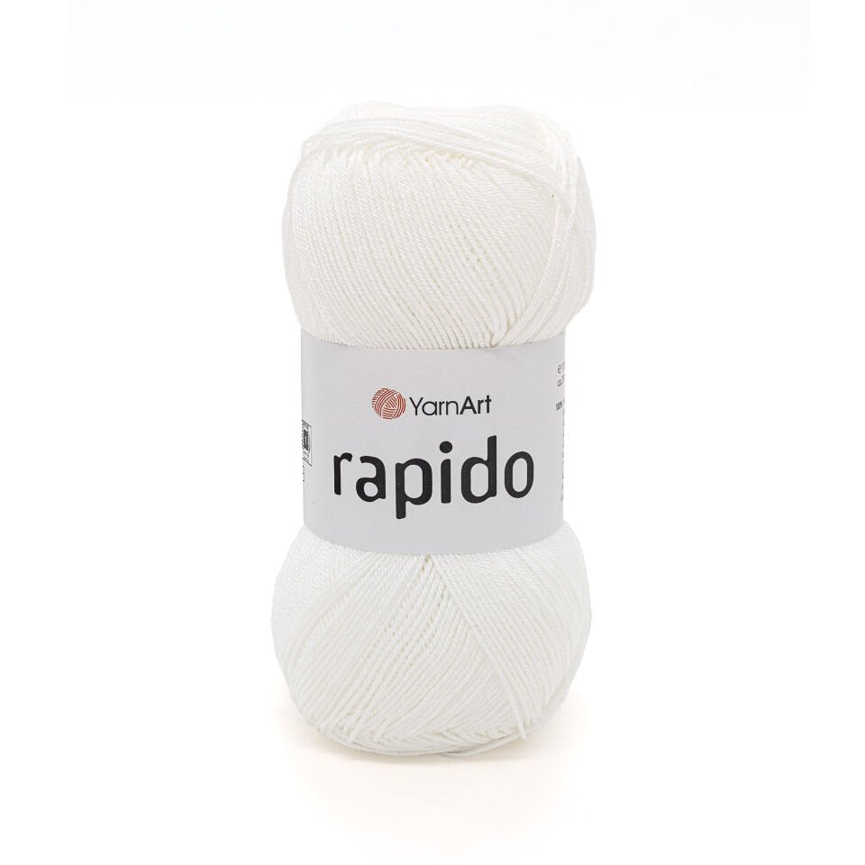 YARNART RAPIDO - EL ÖRGÜ İPİ BEYAZ - 671