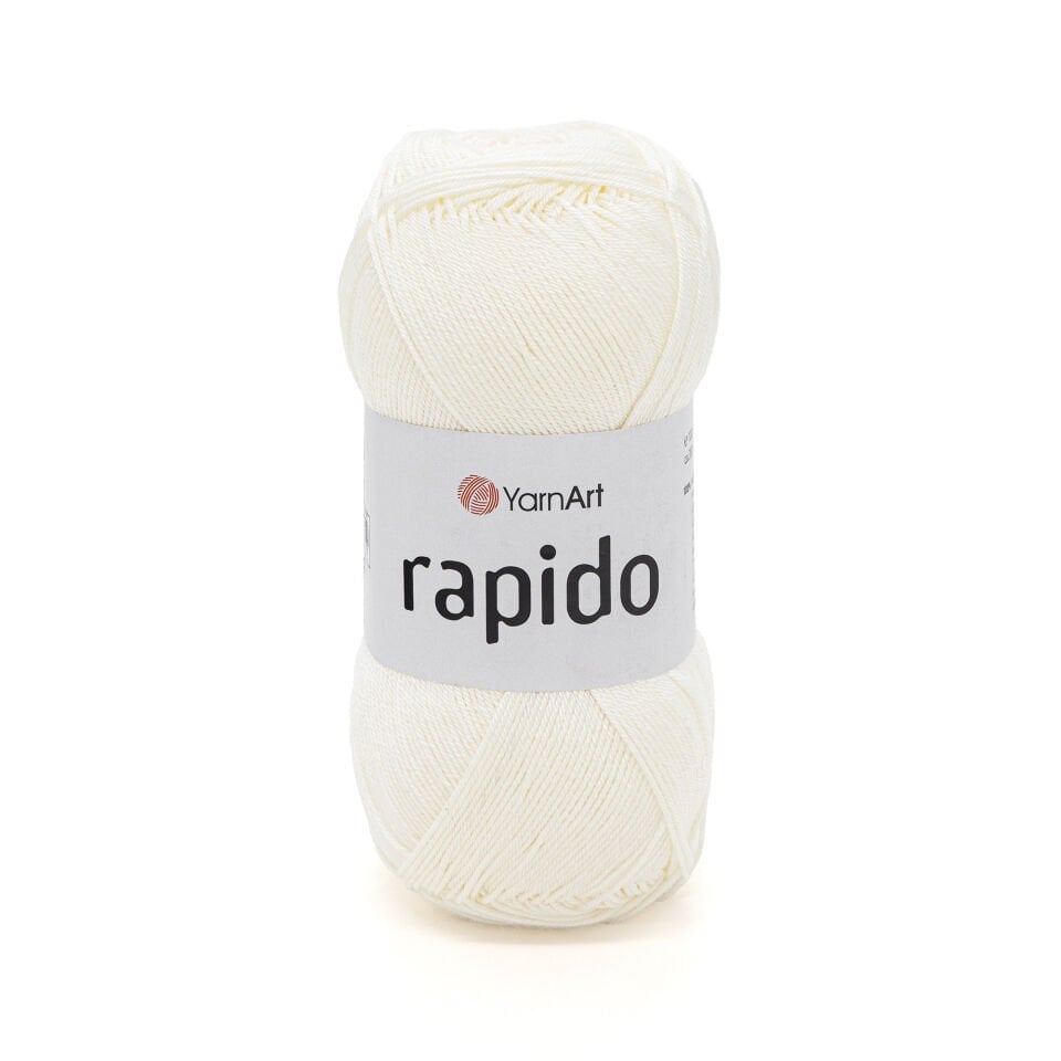 YARNART RAPIDO - EL ÖRGÜ İPİ KIRIK BEYAZ - 672