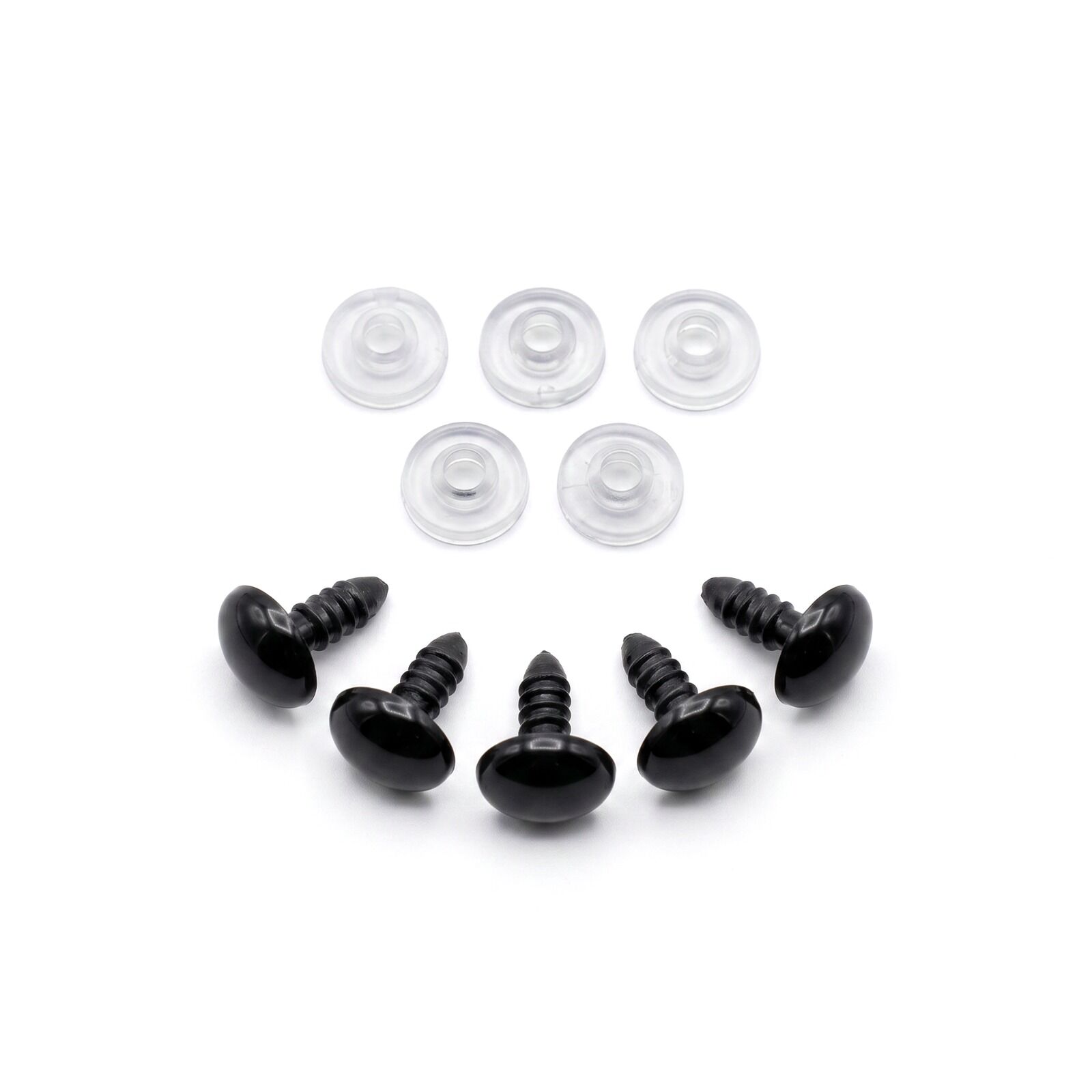 AMİGURUMİ VİDALI BURUN - 5 ADET 20 MM