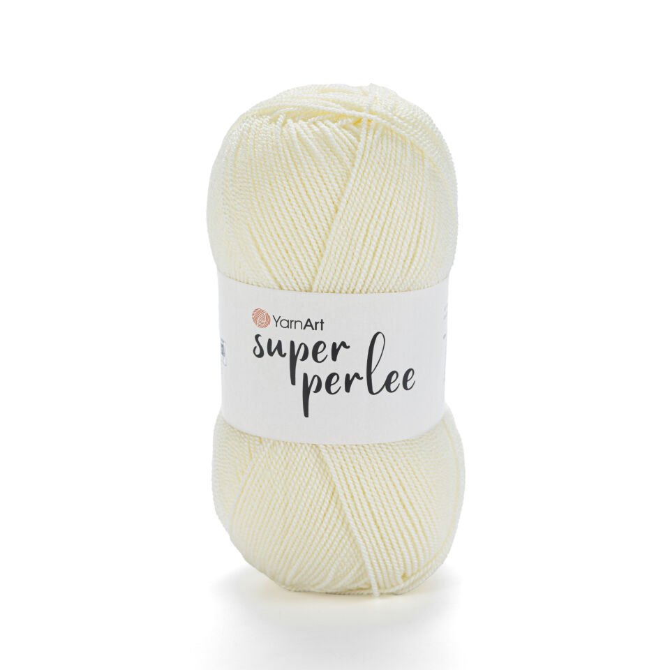 YARNART SUPER PERLEE - EL ÖRGÜ İPİ KREM - 851