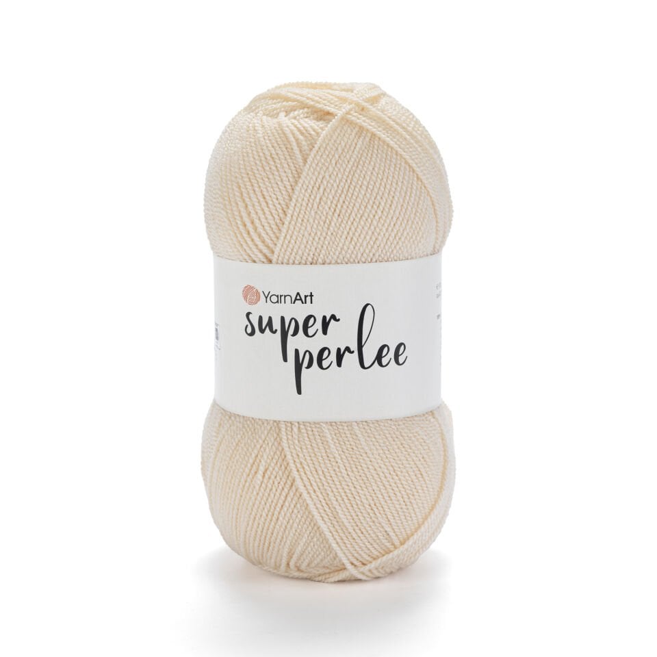 YARNART SUPER PERLEE - EL ÖRGÜ İPİ KOYU KREM - 854