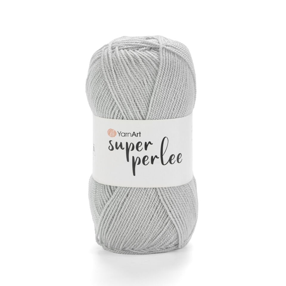 YARNART SUPER PERLEE - EL ÖRGÜ İPİ BUZ GRİSİ - 855