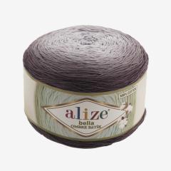 ALİZE BELLA OMBRE BATİK - EBRULİ EL ÖRGÜ İPİ GRİ - 7411