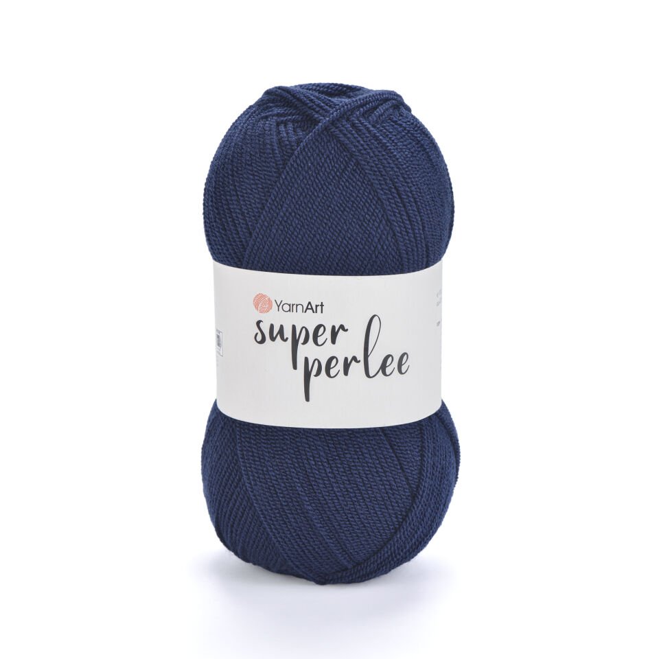 YARNART SUPER PERLEE - EL ÖRGÜ İPİ LACİVERT - 227