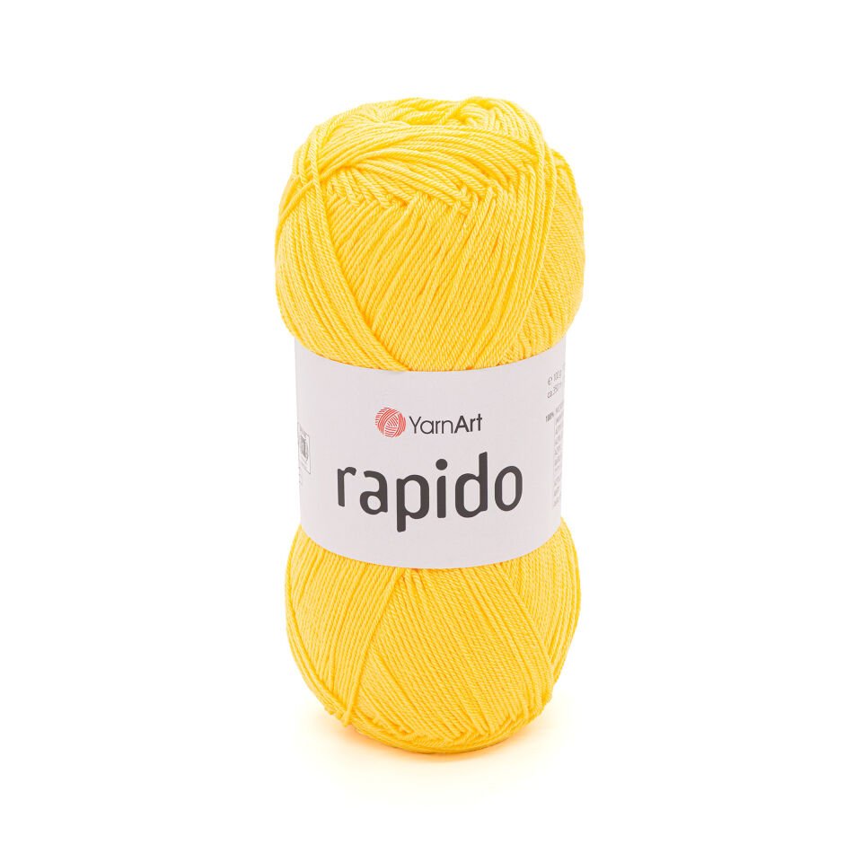 YARNART RAPIDO - EL ÖRGÜ İPİ KOYU SARI - 690