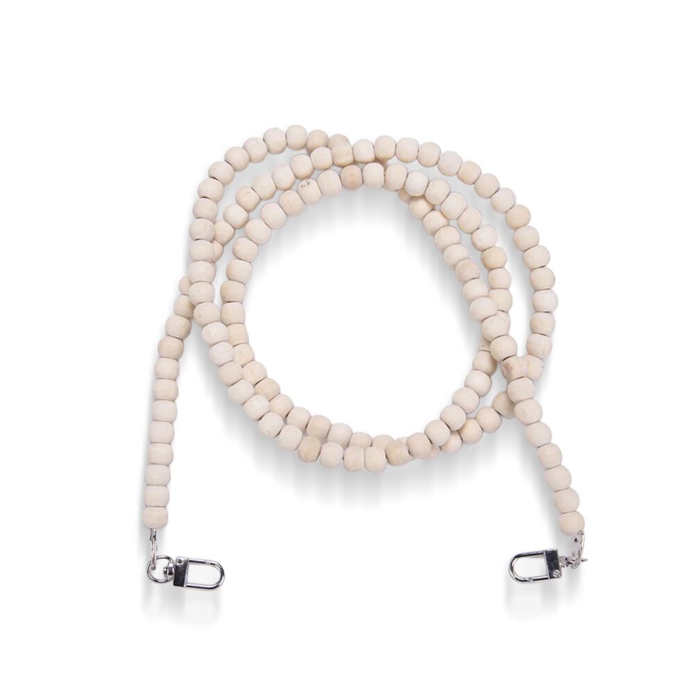 120 CM AHŞAP BONCUKLU ÇANTA ASKISI AHŞAP