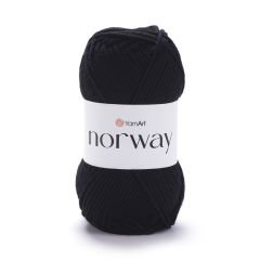 YARNART NORWAY - EL ÖRGÜ İPİ SİYAH - 30