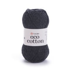 YARNART ECO COTTON - EL ÖRGÜ İPİ ANTRASİT - 780