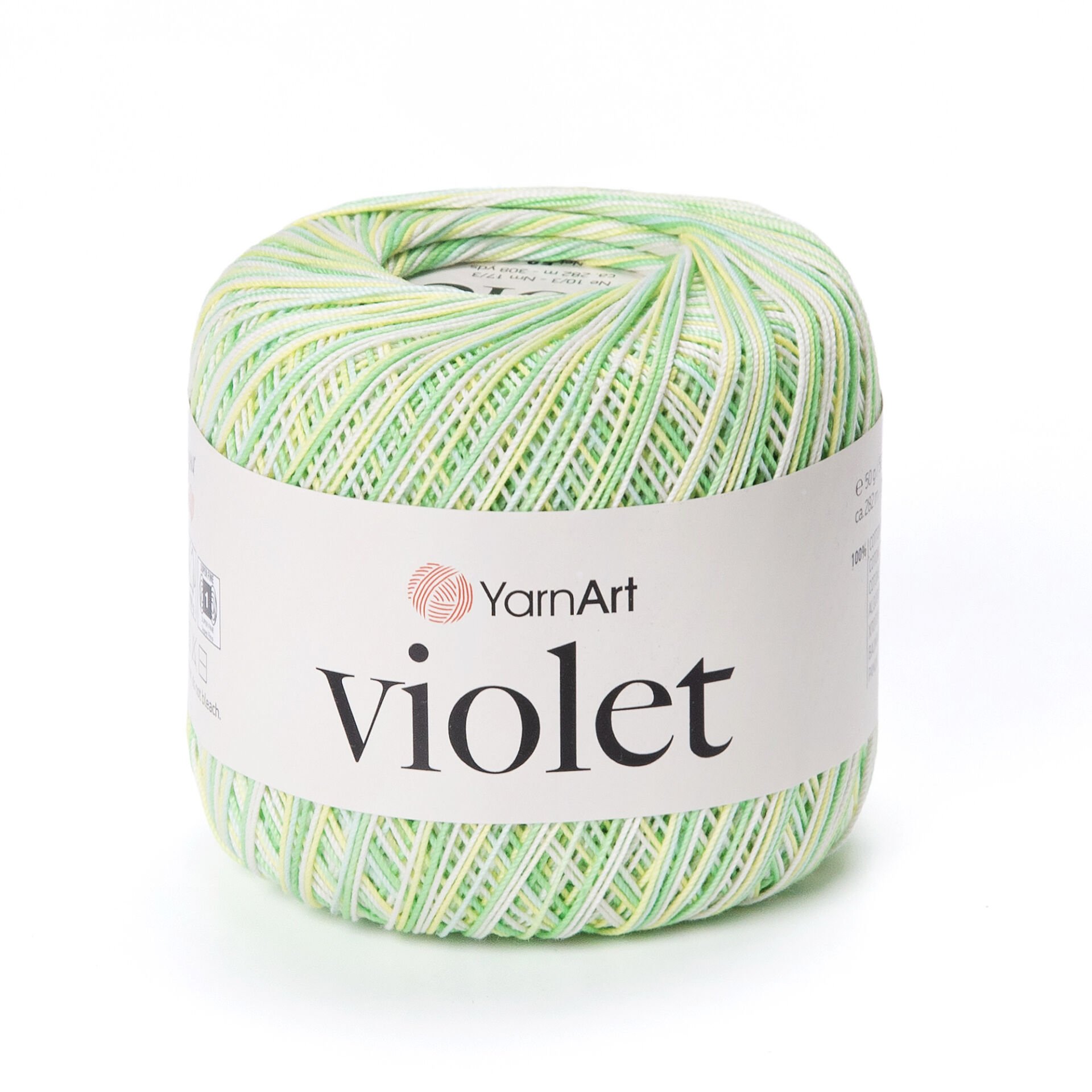 YARNART VIOLET MELANGE - EBRULİ, MERSERİZE DANTEL İPİ EBRULİ - 501