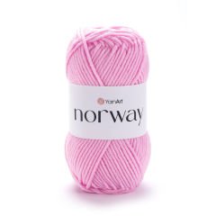 YARNART NORWAY - EL ÖRGÜ İPİ TOZ PEMBE - 20