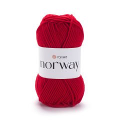 YARNART NORWAY - EL ÖRGÜ İPİ KIRMIZI - 41