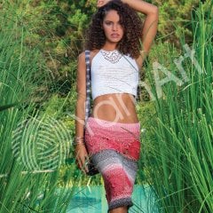 YARNART FLOWERS - EBRULİ EL ÖRGÜ İPİ EBRULİ - 319