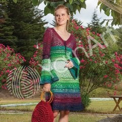 YARNART FLOWERS - EBRULİ EL ÖRGÜ İPİ EBRULİ - 313