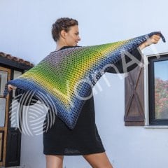 YARNART FLOWERS - EBRULİ EL ÖRGÜ İPİ EBRULİ - 283