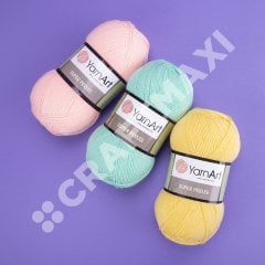YARNART SUPER PERLEE - EL ÖRGÜ İPİ TAŞ RENGİ - 857