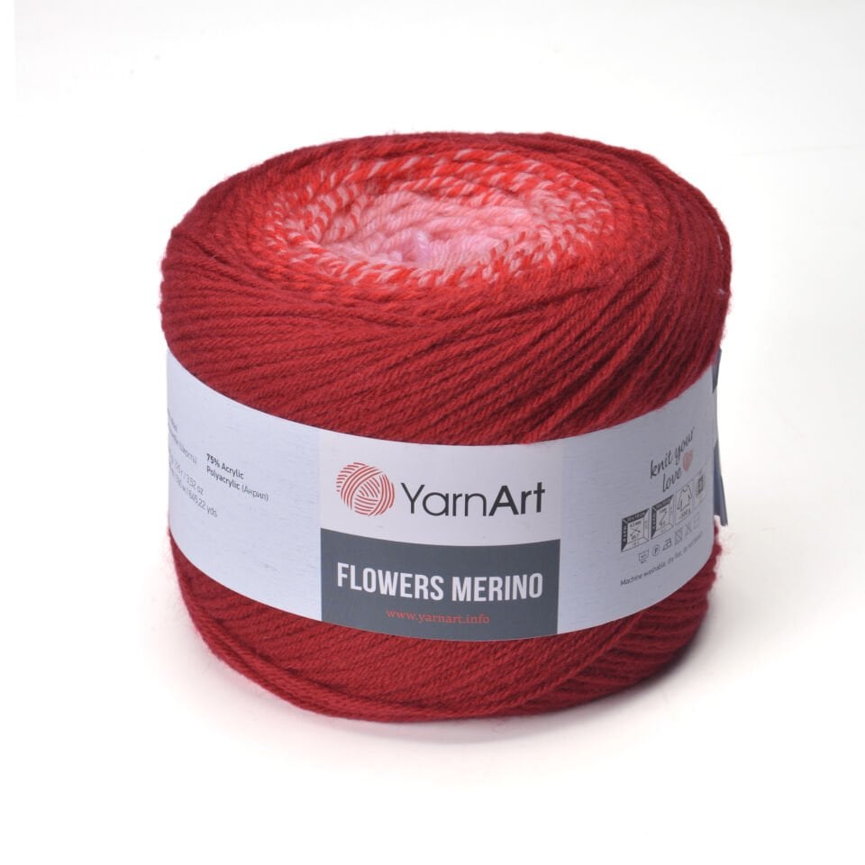 YARNART FLOWERS MERINO - EBRULİ EL ÖRGÜ İPİ EBRULİ - 561