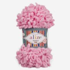 ALİZE PUFFY FINE - AKSESUAR EL ÖRGÜ İPİ ŞEKER PEMBE - 39