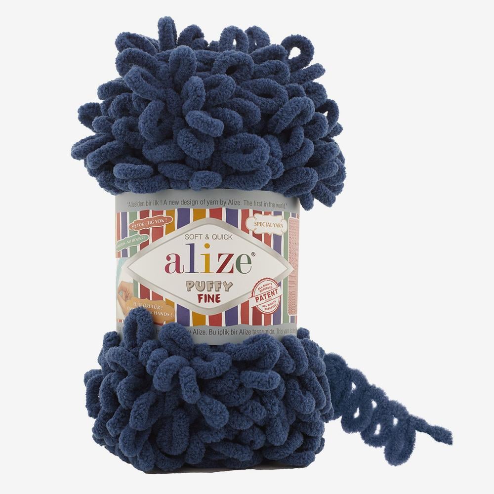 ALİZE PUFFY FINE - AKSESUAR EL ÖRGÜ İPİ PETROL MAVİSİ - 93