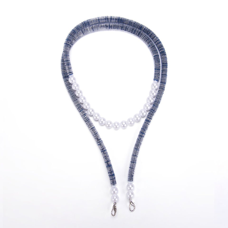 120 CM AKRİLİK ÇANTA ASKISI MAVİ